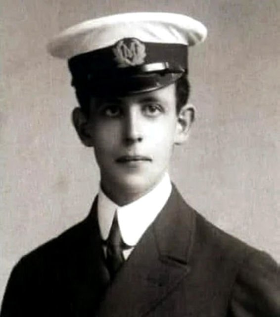 Harold Bride, second operator of the Marconi Room