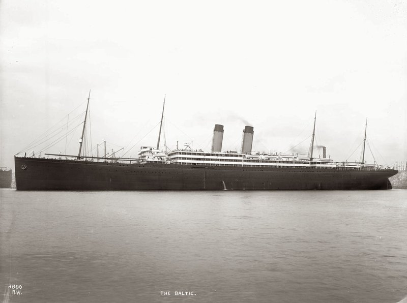 What do the SS Baltic and the RMS Titanic have in common?