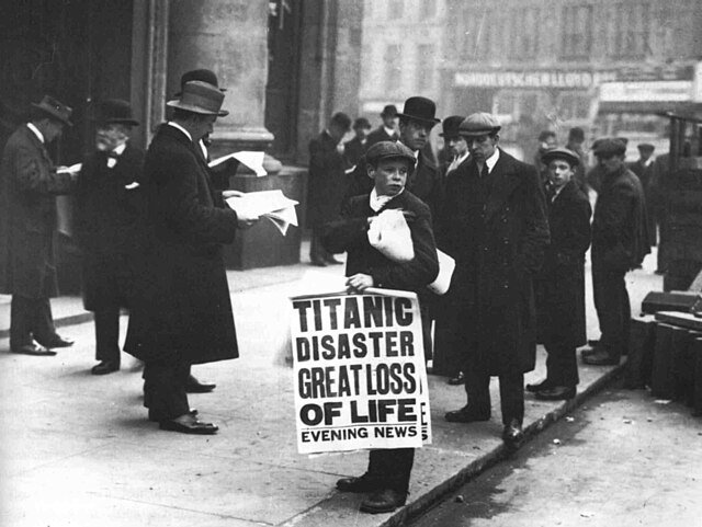 Disaster! The Titanic has sunk!