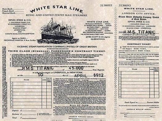 Third class ticket