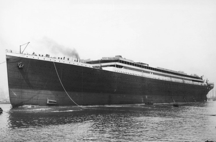 Titanic after the Launch