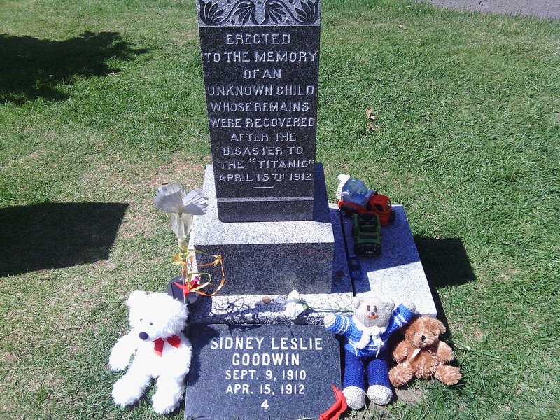 Last resting place of Sidney Leslie Goodwin